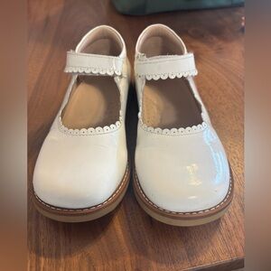 Elephantino size 12 white Classic White Kids Mary Jane Shoes